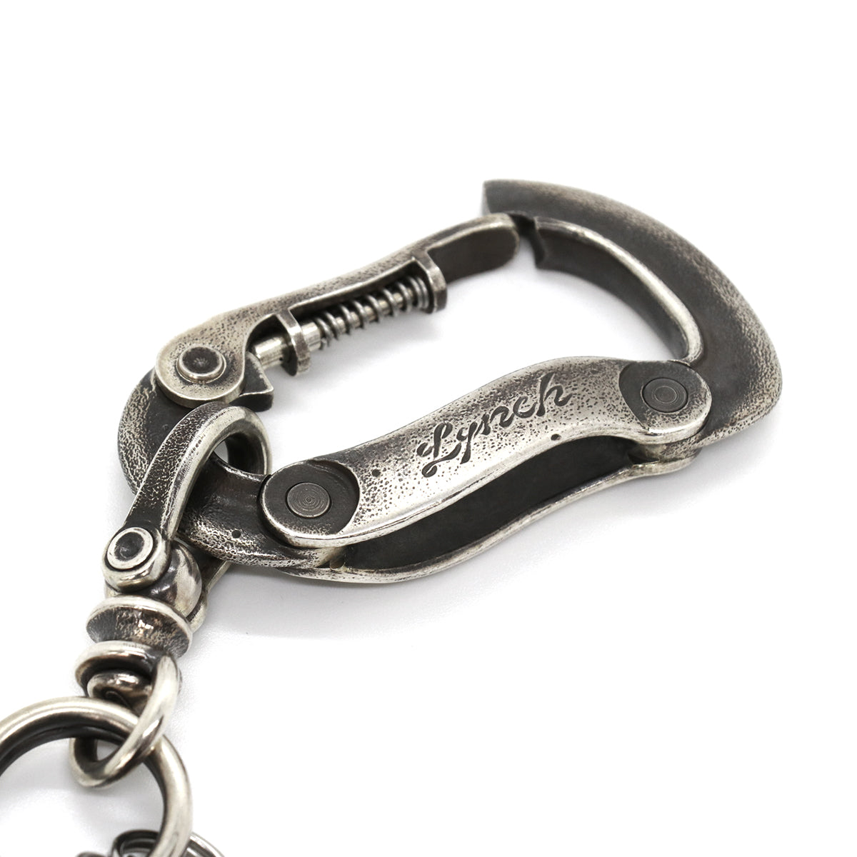 "Lynch Silversmith" LNC809 Carabina + LNC805 Joint(U type) + LNC804 Key Ring