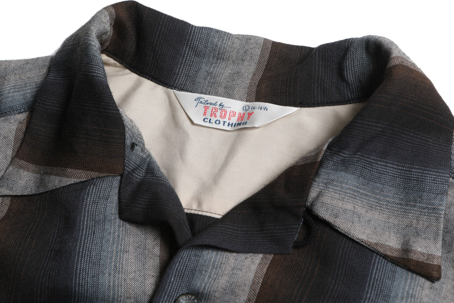 Town Craft Rayon Stripe L/S Shirt / TR25SS-403