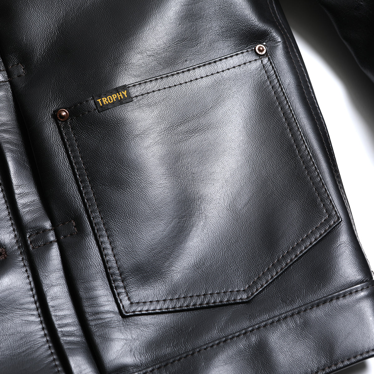 Button Jacket Genuine Horsehide / TRL-24