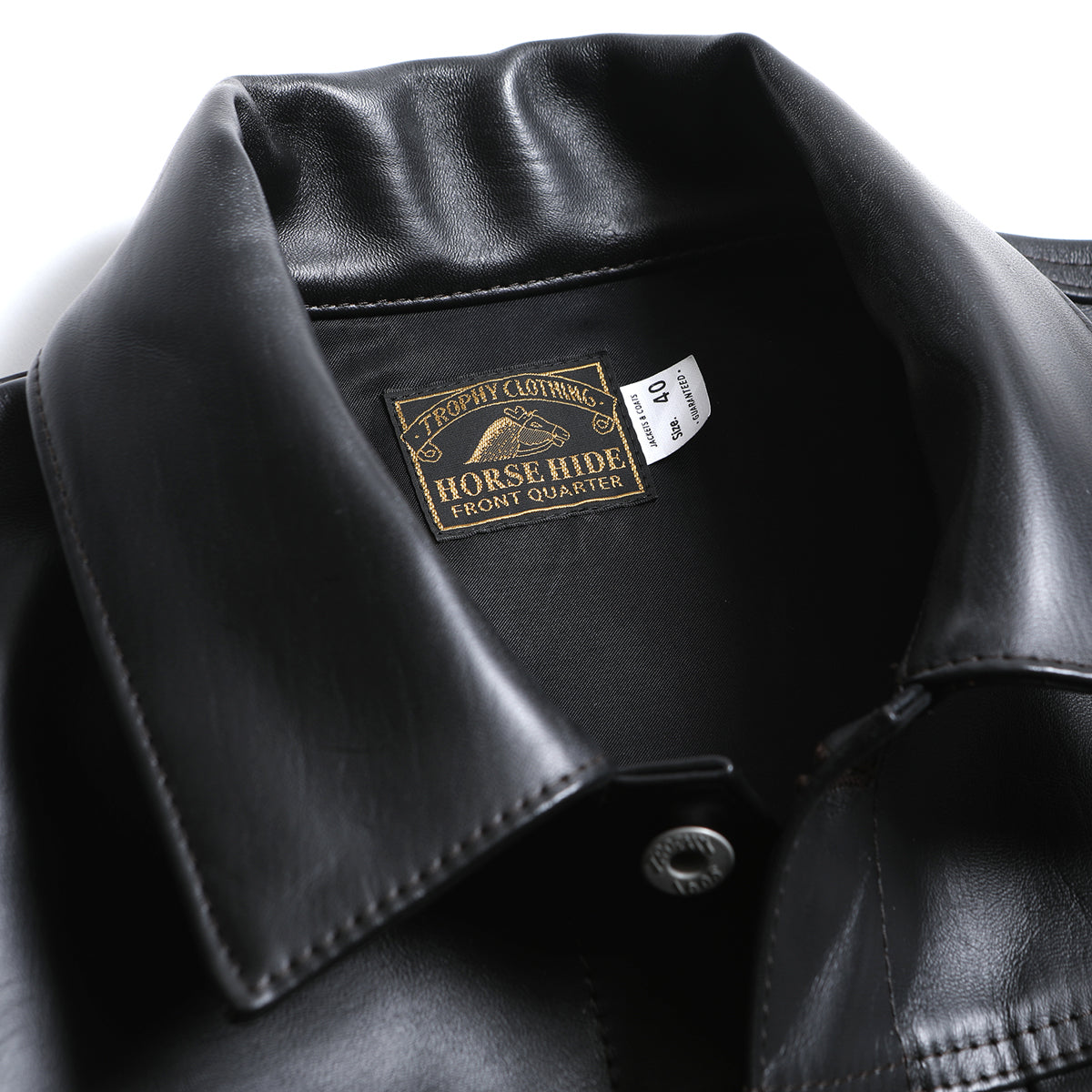 Button Jacket Genuine Horsehide / TRL-24
