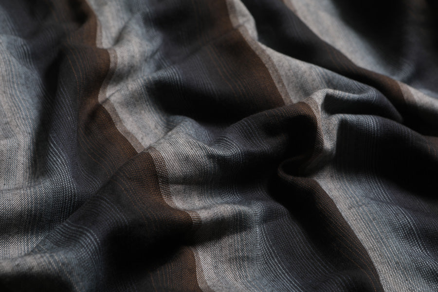 Town Craft Rayon Stripe L/S Shirt / TR25SS-403