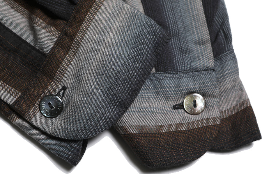 Town Craft Rayon Stripe L/S Shirt / TR25SS-403