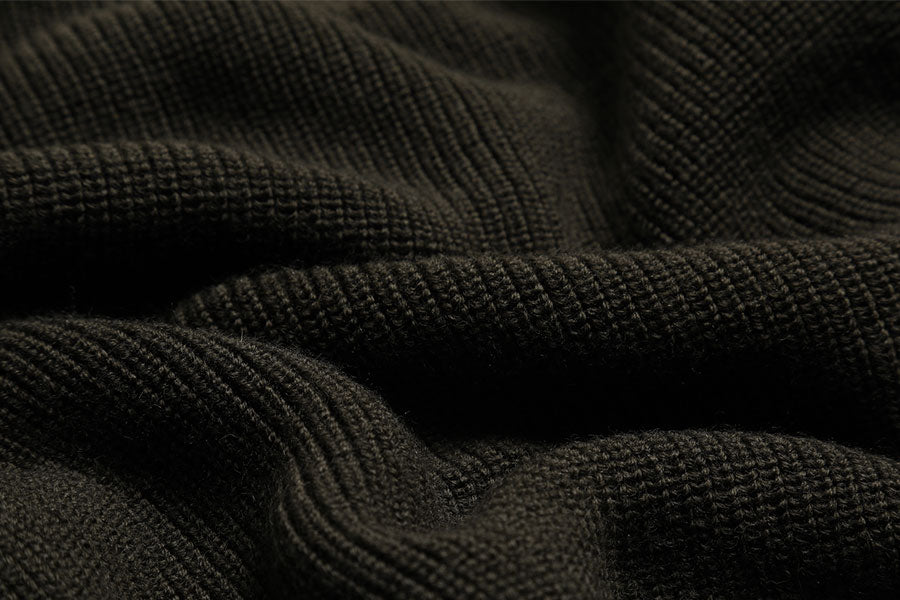 Army Button High Neck Knit / TR25AW-208