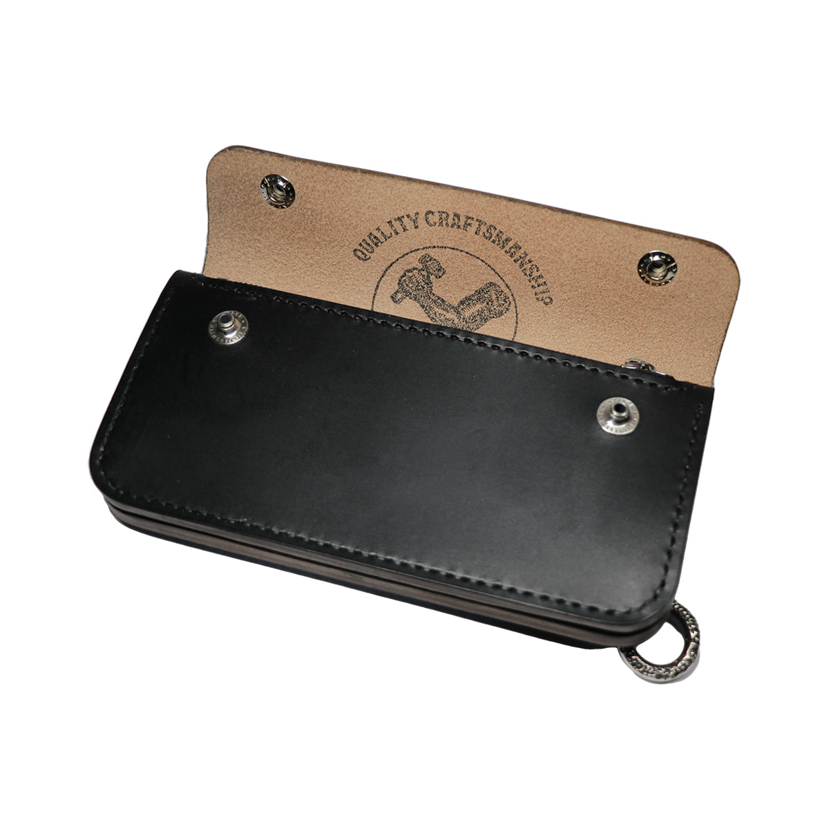 "Lynch Silversmith"Biker Wallet Bridle Leather
