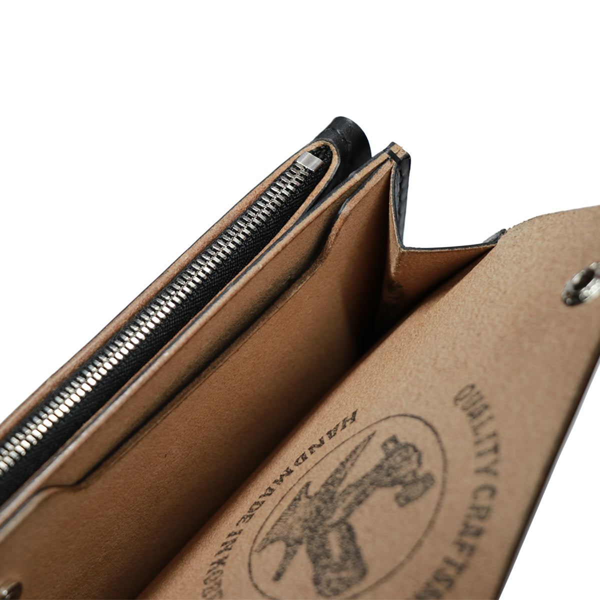 "Lynch Silversmith"Biker Wallet Bridle Leather