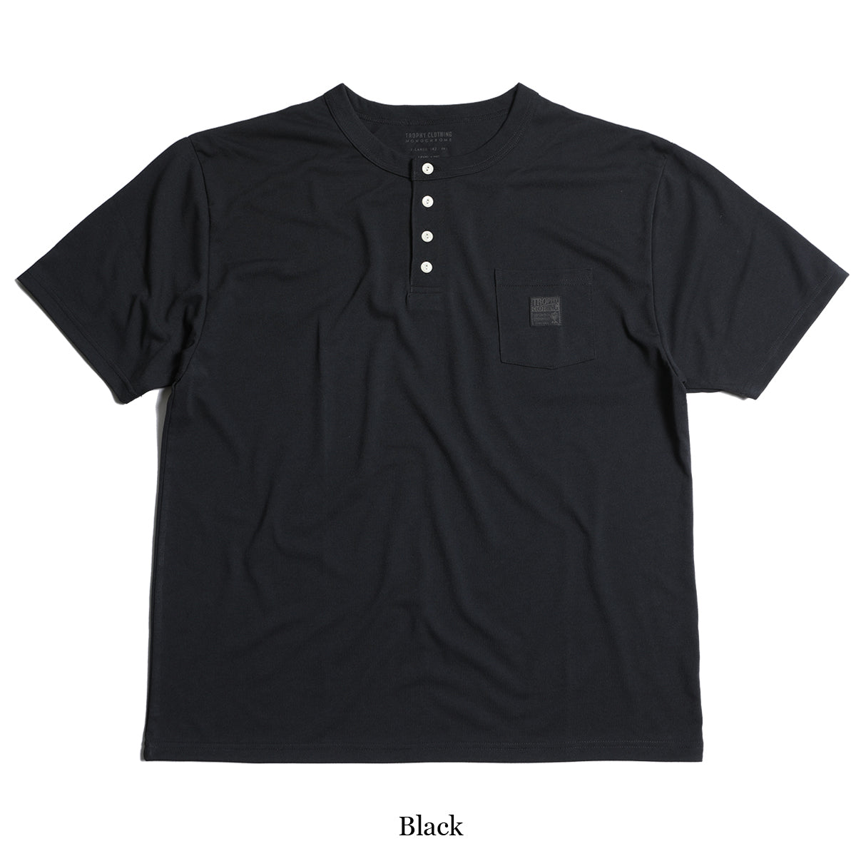 "MONOCHROME" RD Henley Tee / TRMN-203