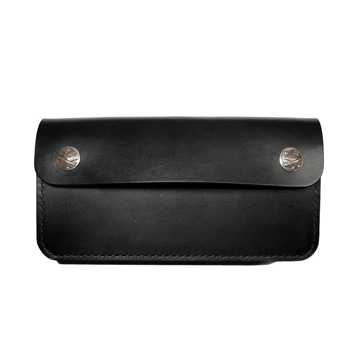 "Lynch Silversmith" Develop Biker Wallet Bridle Leather