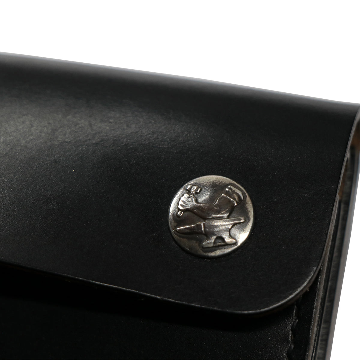 "Lynch Silversmith" Develop Biker Wallet Bridle Leather