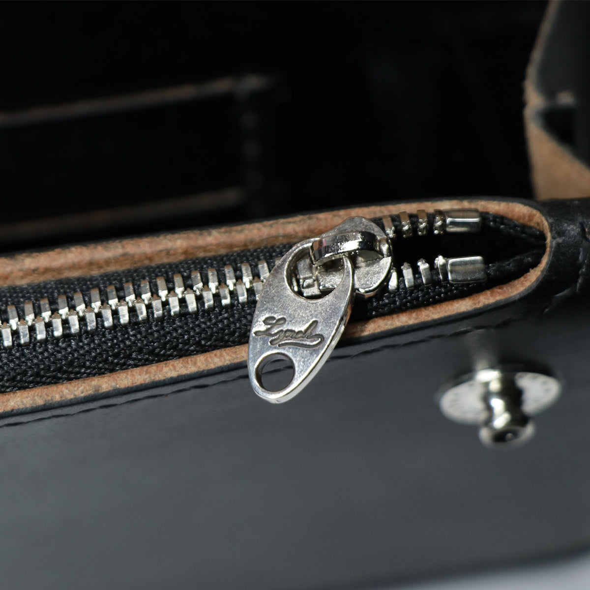 "Lynch Silversmith" Develop Biker Wallet Bridle Leather