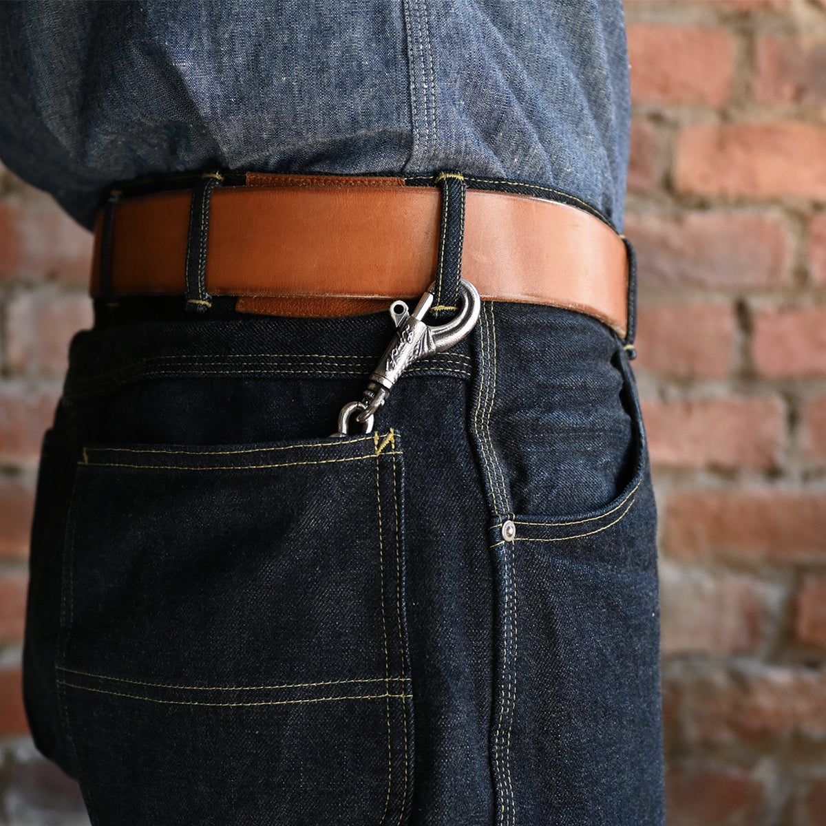 "Lynch Silversmith" LNC613 Grab + LNC409 Dog Bone (L) 2pcs + LNC410 Dog Bone (S) 1pc + LNC804 Key Ring