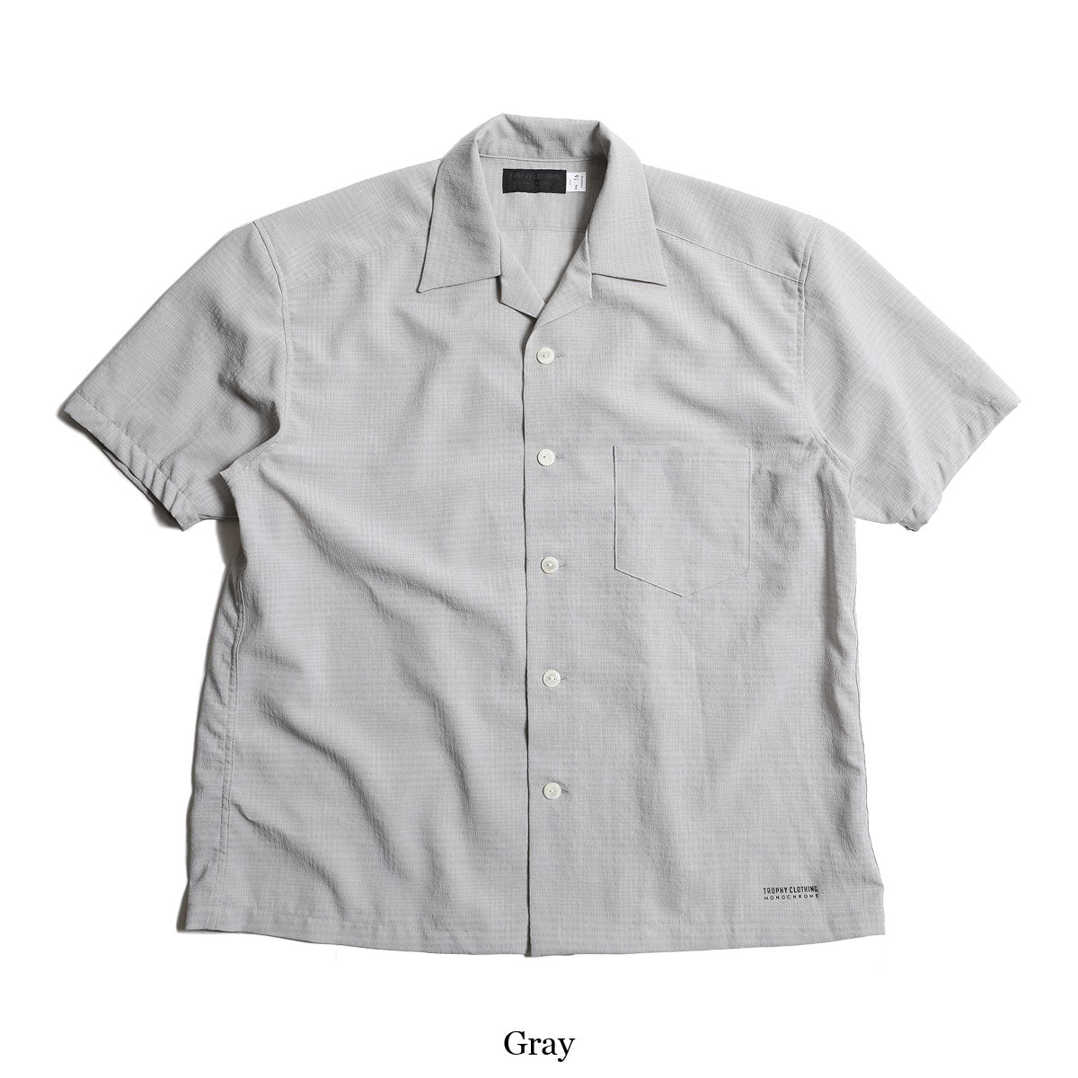 "MONOCHROME" Utility Shadow Check S/S Shirt / TR25SS-411