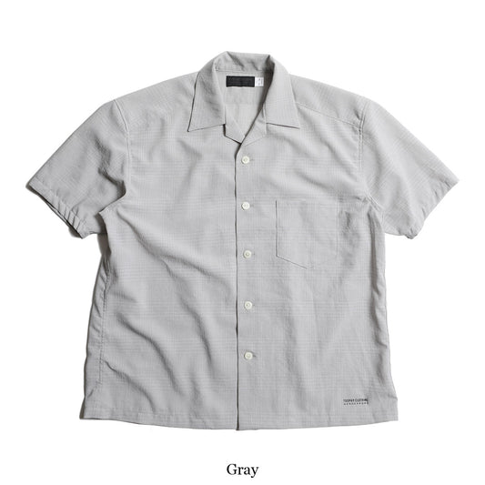 "MONOCHROME" Utility Shadow Check S/S Shirt / TR25SS-411