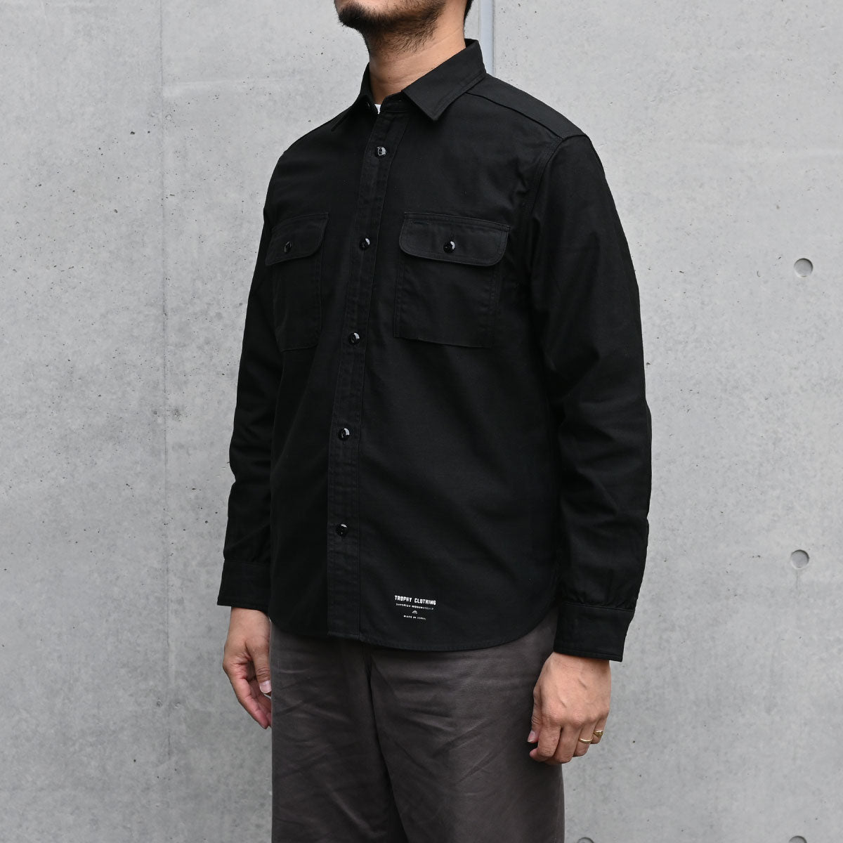 Harvest Back Satin Shirt / TR25AW-402