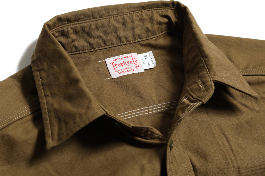 Harvest Back Satin Shirt / TR25AW-402