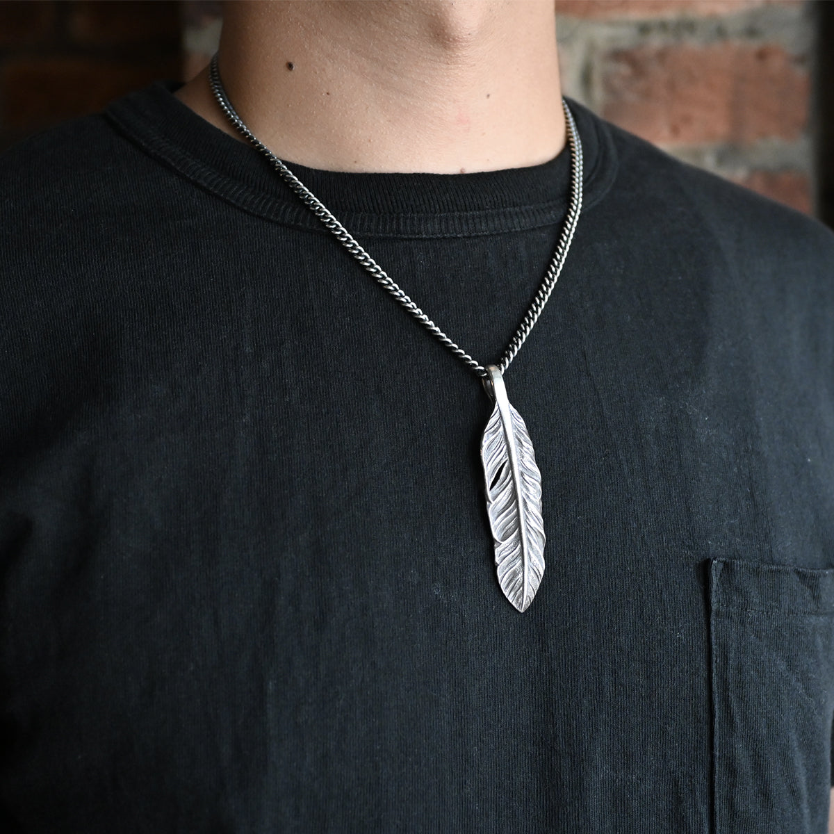 "Lynch Silversmith"Feather(L)