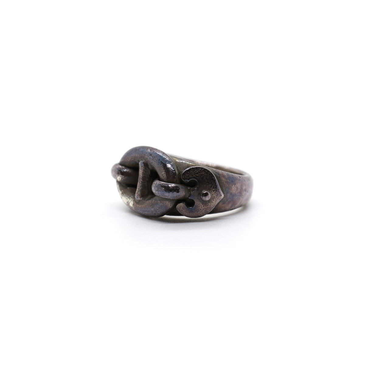 "Lynch Silversmith" Anchor Ring (L)