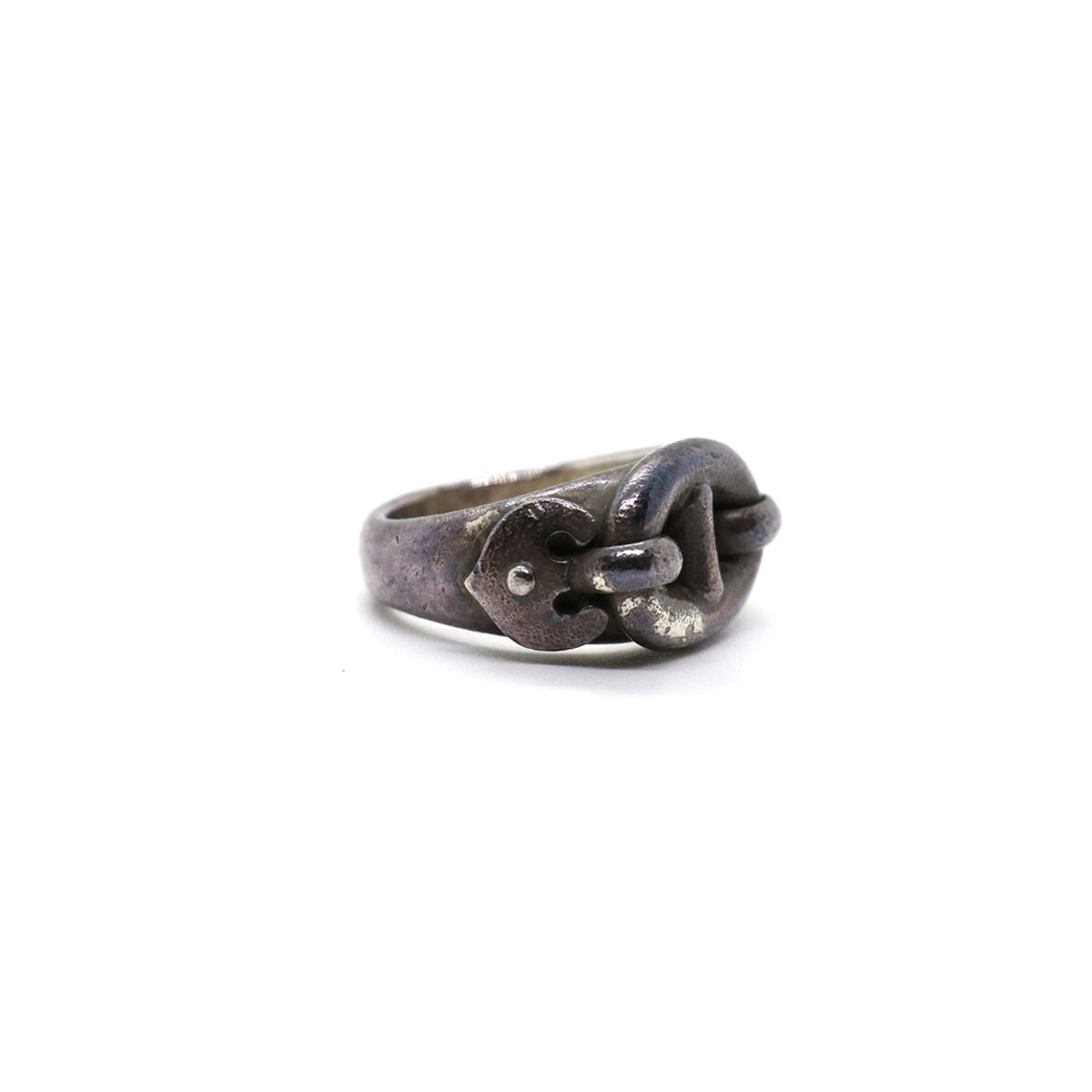 "Lynch Silversmith" Anchor Ring (L)