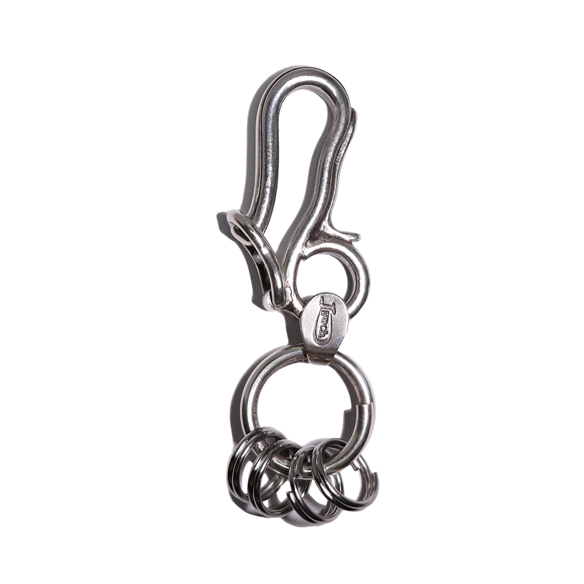 "Lynch Silversmith" LNC616 Rib Hook + LNC813L End Cap Long + LNC804 Key Ring