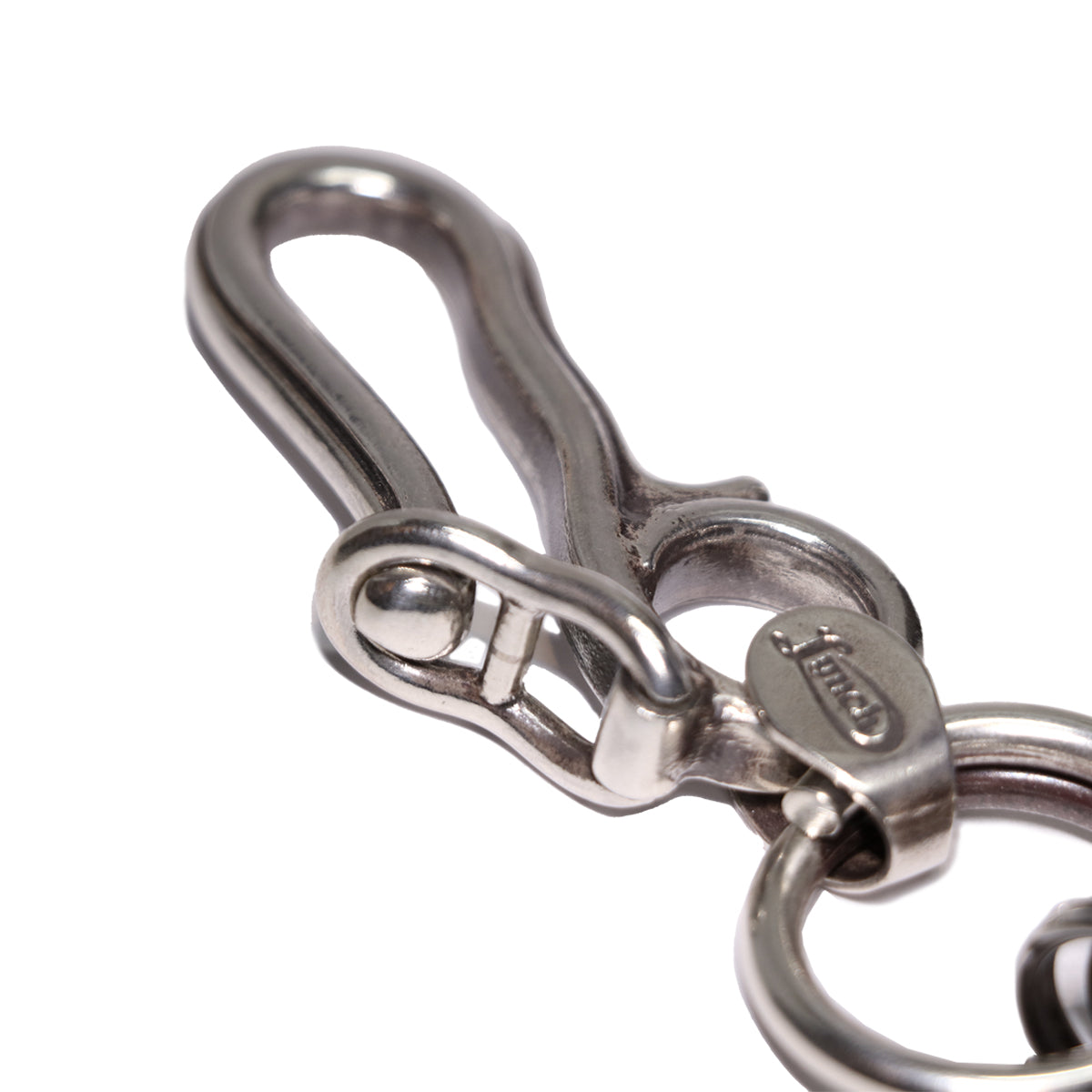 "Lynch Silversmith" LNC616 Rib Hook + LNC813L End Cap Long + LNC804 Key Ring