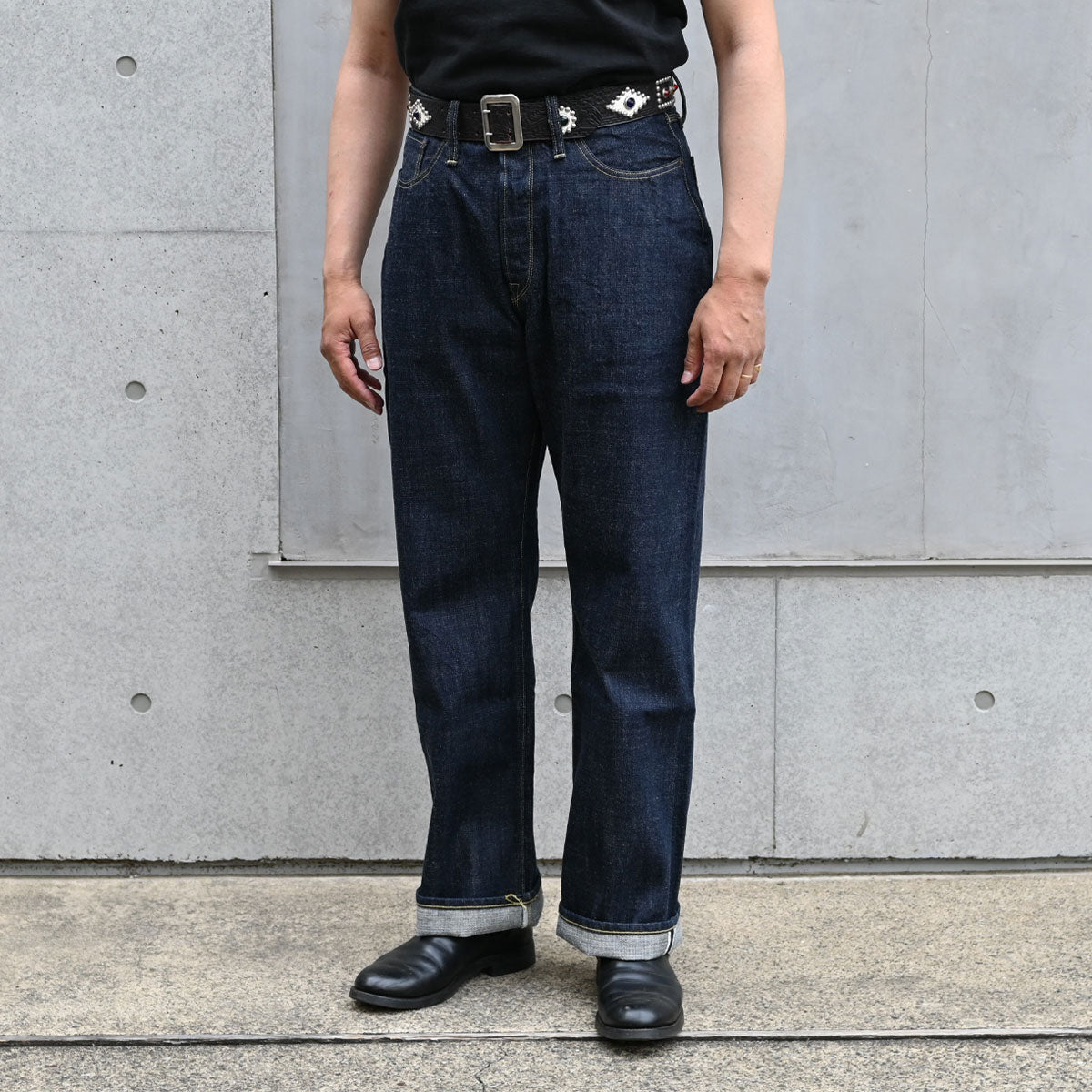 Waist Overalls Dirt Denim / Lot.1604