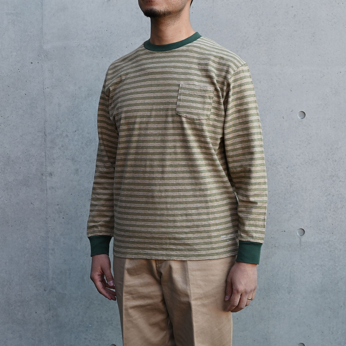 Multi Border L/S Tee / TR25SS-201