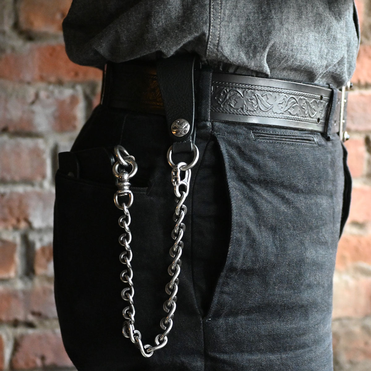 "Lynch Silversmith"Belt Strap Minerva Box