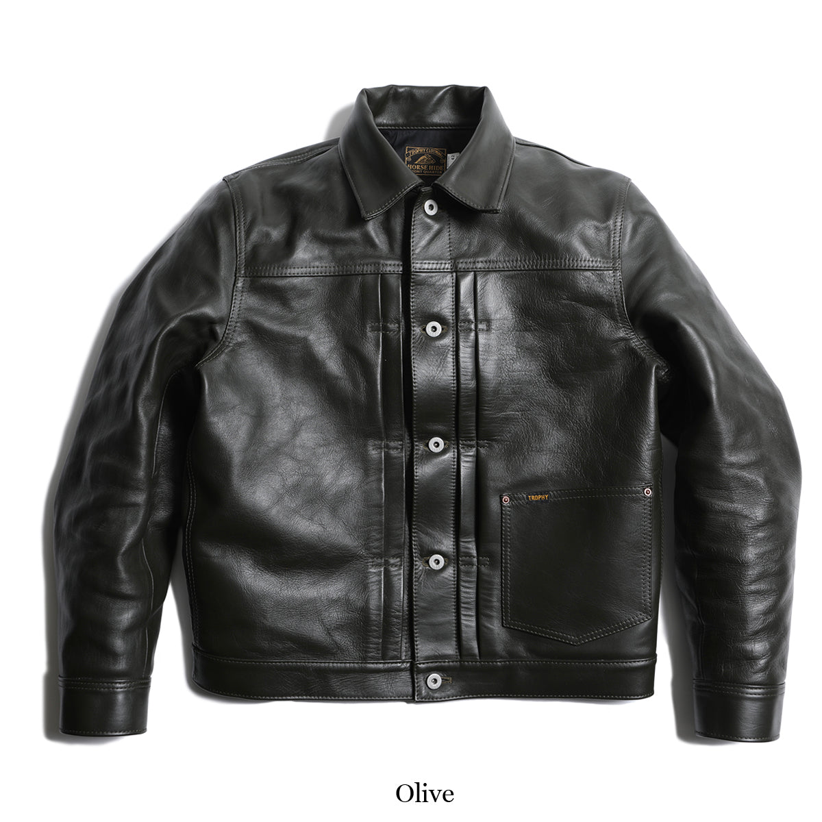 Button Jacket Genuine Horsehide / TRL-24