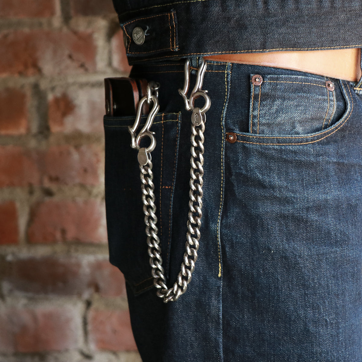 "Lynch Silversmith" Rib Hook Chain