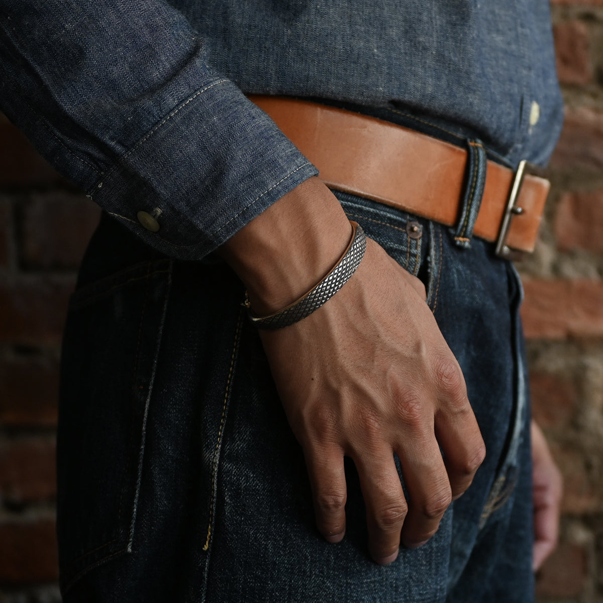 "Lynch Silversmith" Scale Cuffs