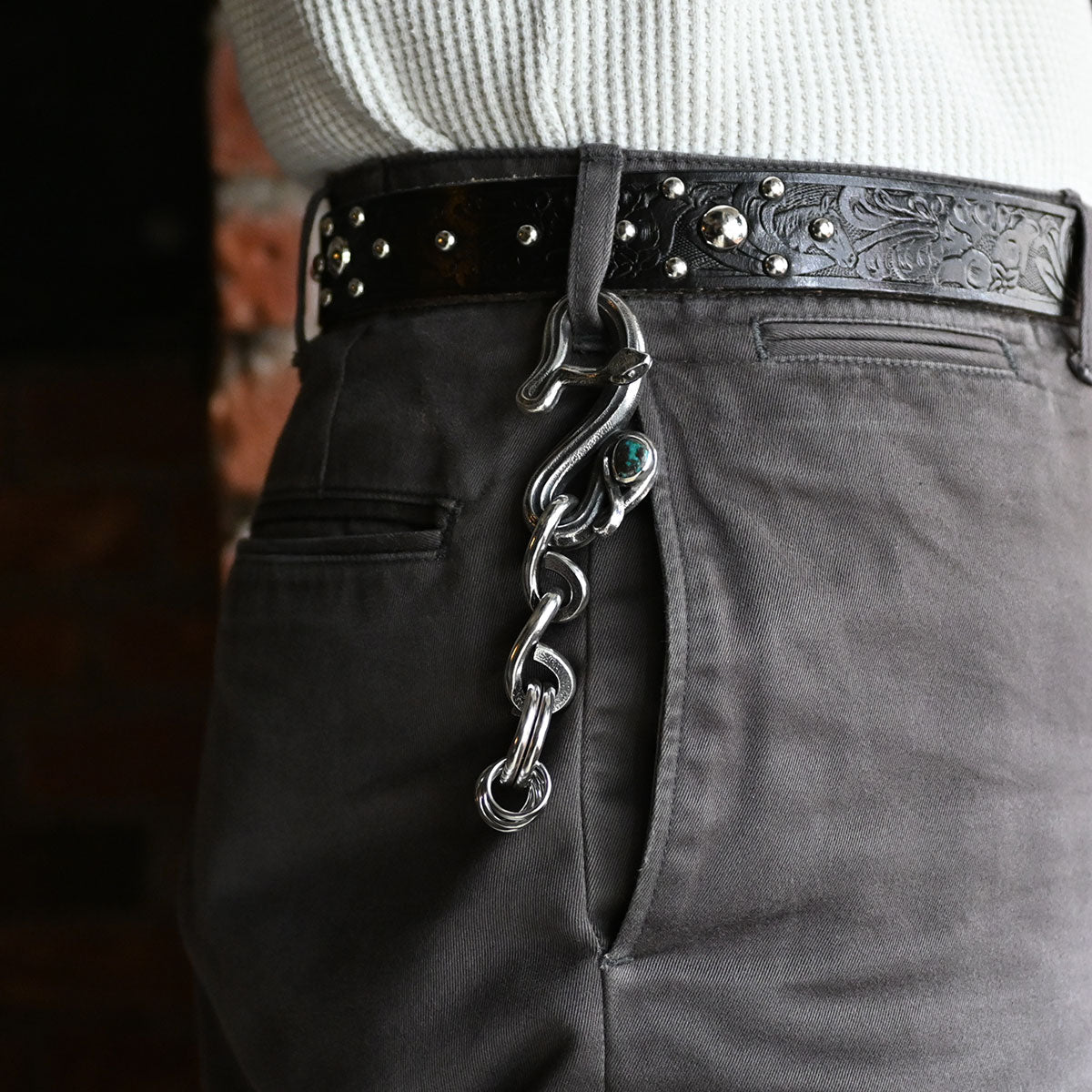 "Lynch Silversmith" LNC618TQ Venom+LNC407 Twist(L)2pc+LNC804 Key Ring (BB56)