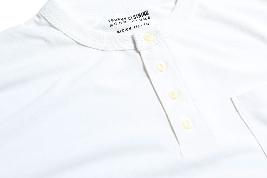 "MONOCHROME" RD Henley Tee / TRMN-203