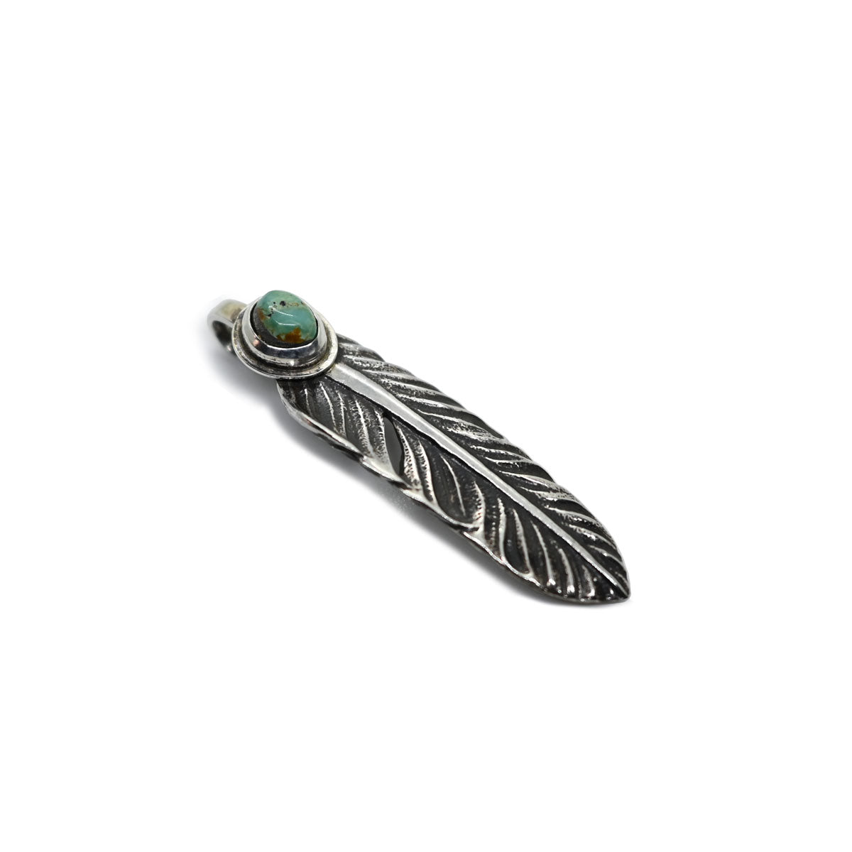 "Lynch Silversmith" Turquoise Feather(S) Unknown(UK17)