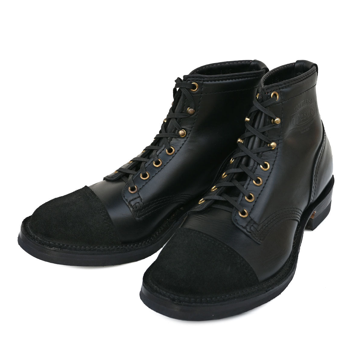 WESCO HENDRIK / Black Tie Domain 7"Height #705 Black Sole Roughout Toe Caps