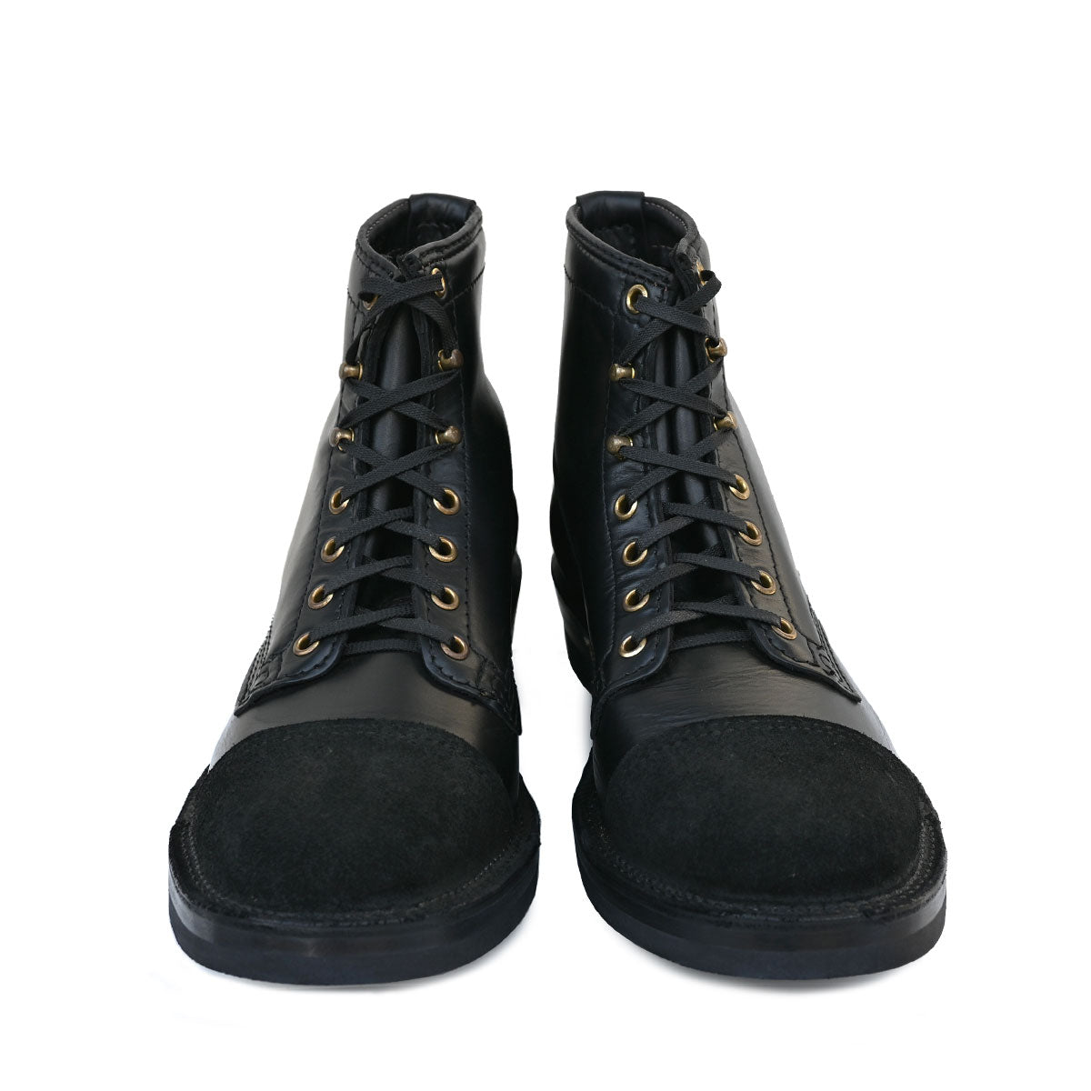 WESCO HENDRIK / Black Tie Domain 7"Height #705 Black Sole Roughout Toe Caps