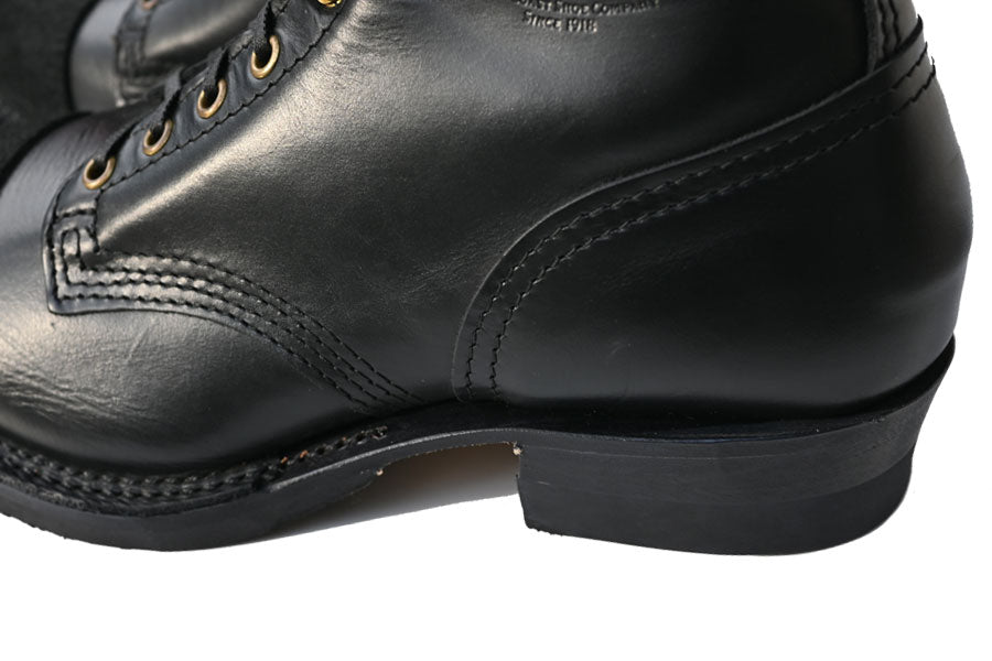 WESCO HENDRIK / Black Tie Domain 7"Height #705 Black Sole Roughout Toe Caps