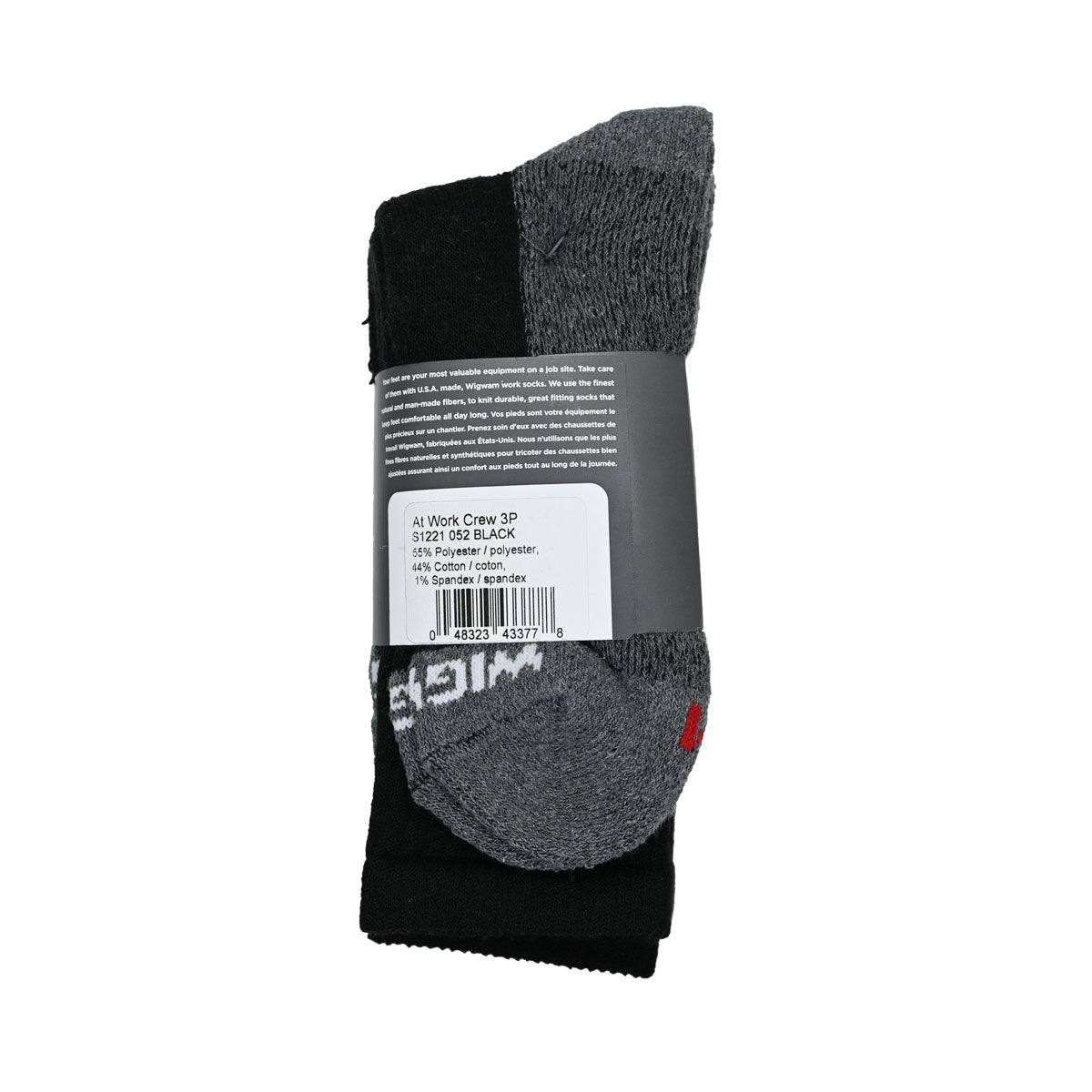"WIGWAM SOCKS" At Work Crew 3 Pack Socks