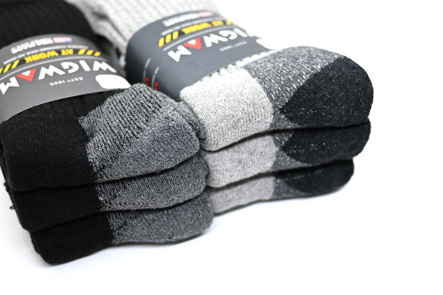 "WIGWAM SOCKS" At Work Crew 3 Pack Socks