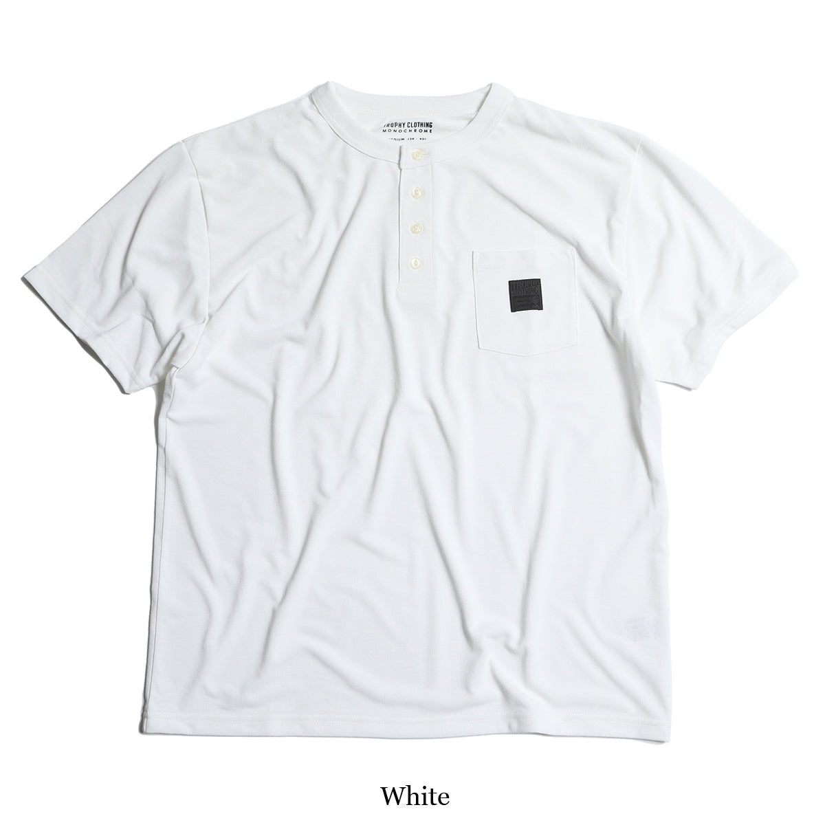 "MONOCHROME" RD Henley Tee / TRMN-203