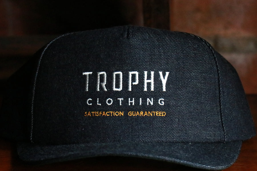 Harvest Logo Denim Tracker Cap