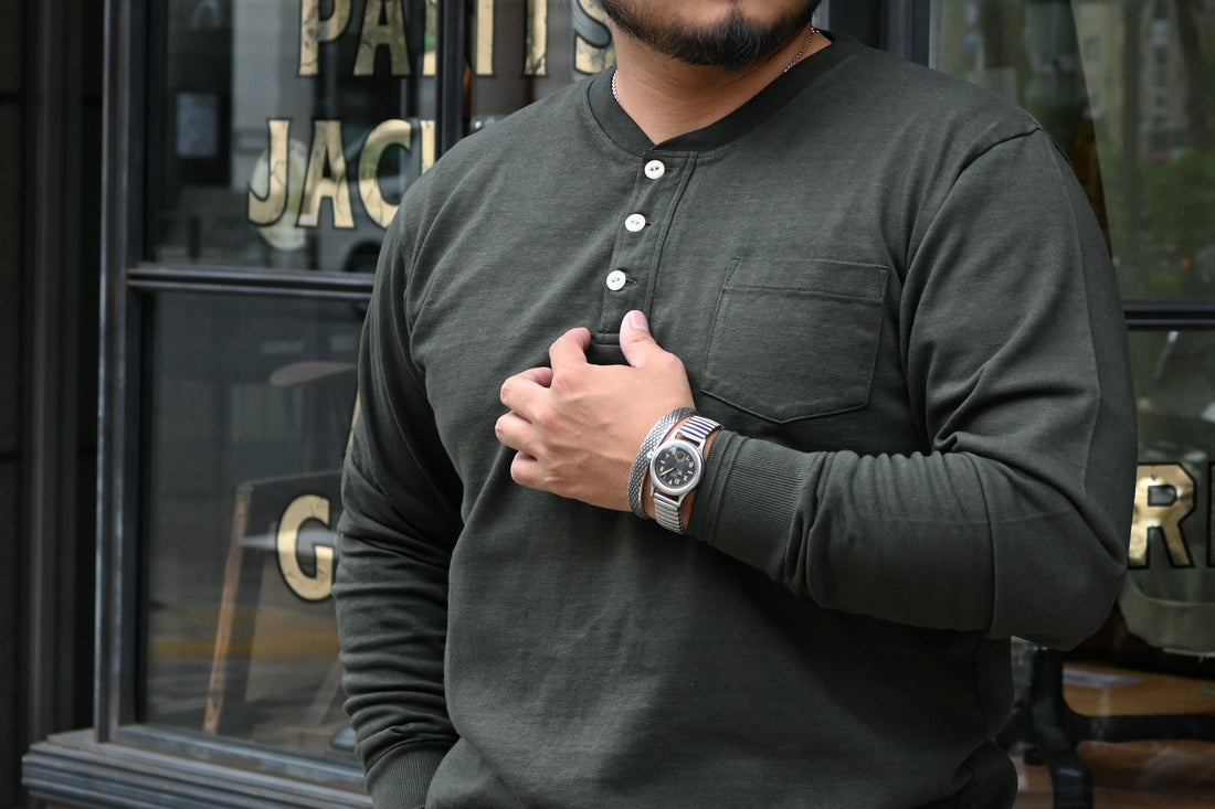 OD Henley L/S Tee