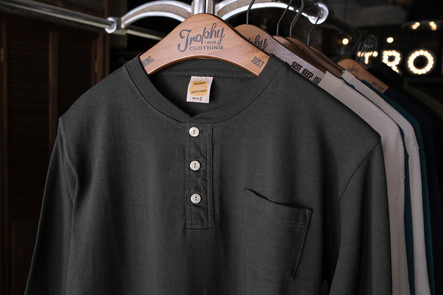 OD Henley L/S Tee