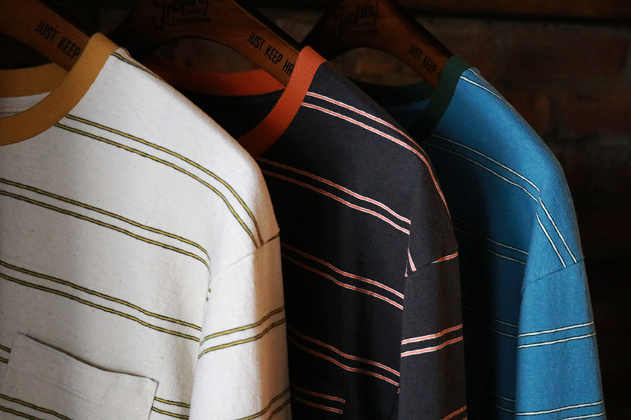 Multi Border L/S Tee