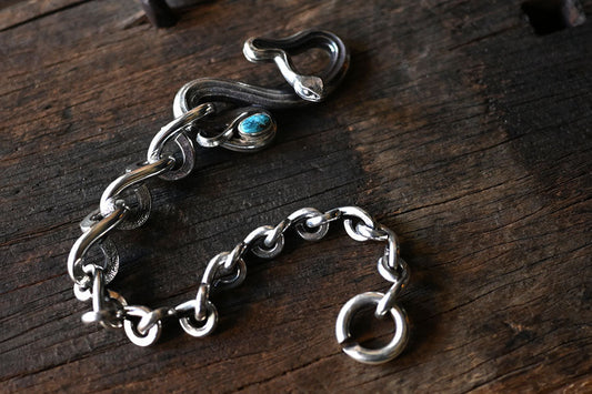 Lynch Silversmith Turquoise Custom Wallet Chain