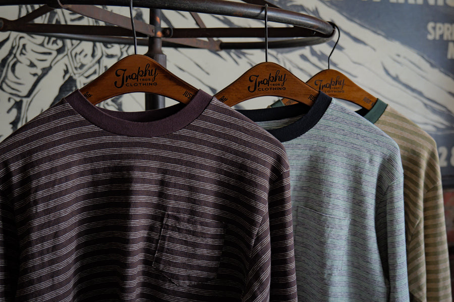 Multi Border L/S Tee