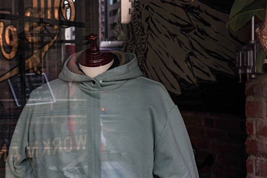 Double Face Snap Hoodie
