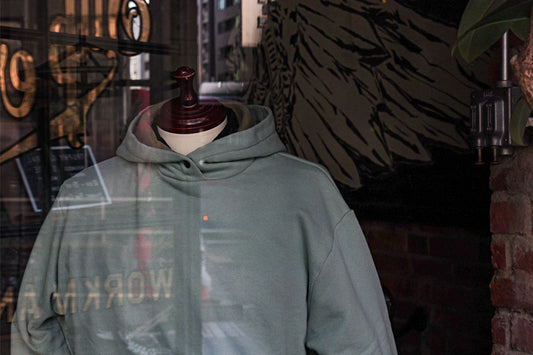 Double Face Snap Hoodie