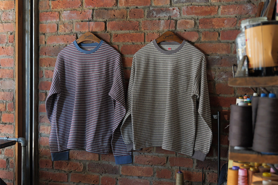 Multi Border L/S Tee