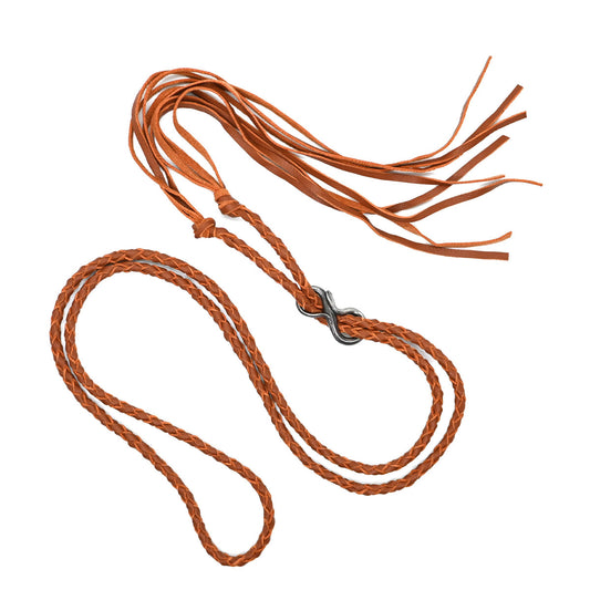 "Lynch Silversmith" Leather Rope/Adjuster
