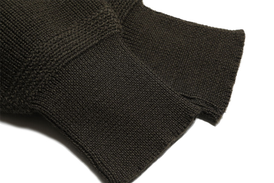 Army Button High Neck Knit / TR25AW-208