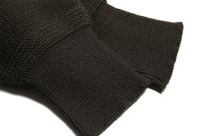 Army Button High Neck Knit / TR25AW-208